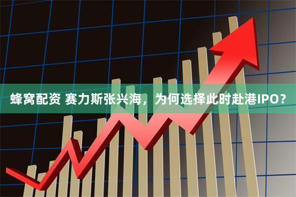 蜂窝配资 赛力斯张兴海，为何选择此时赴港IPO？